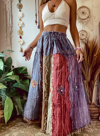 PATCHWORK FAIRYCORE SKIRT