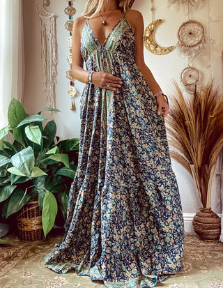 SILK TIERED DRESS