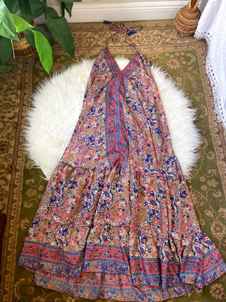 SILK TIERED DRESS