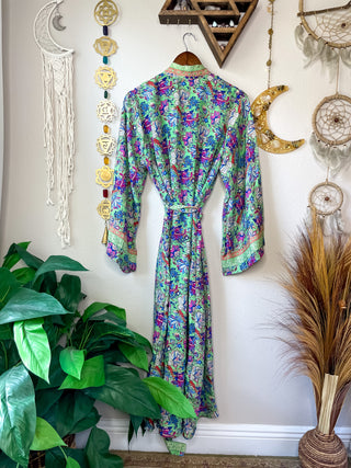 SILK PAISLEY KIMONO