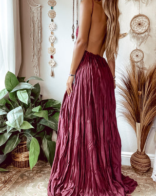 MAROON LACE TOP DRESS