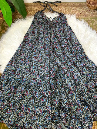 PAISLEY TIERED DRESS