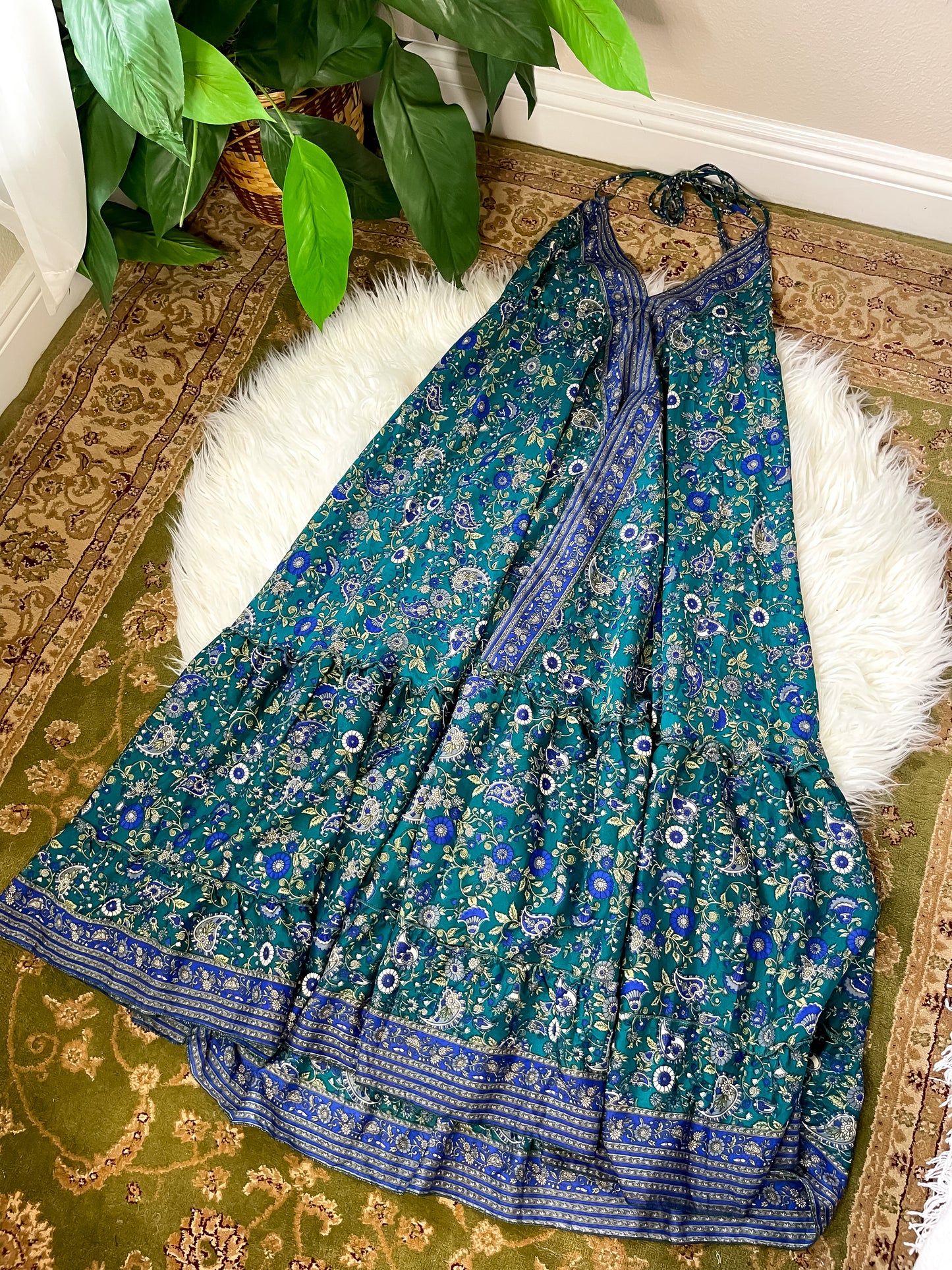 FLORAL TIERED DRESS