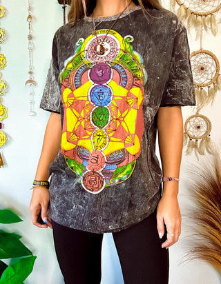 CHAKRA STONEWASH T-SHIRT