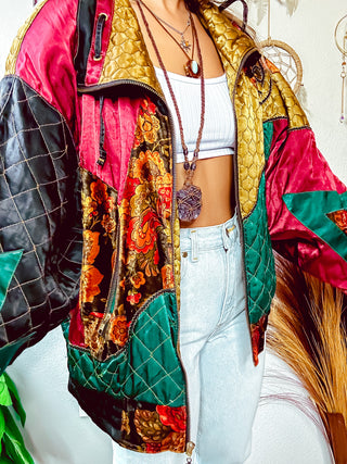 VINTAGE PATCHWORK WINDBREAKER