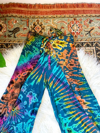 TWILA WRAP PANTS - TEAL