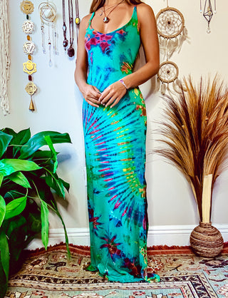 AURORA DRESS - GREEN