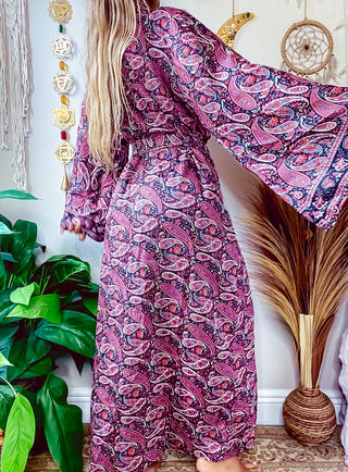 SILK PAISLEY KIMONO