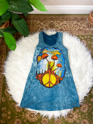 BY NO TIME PEACE & SHROOMS DRESS