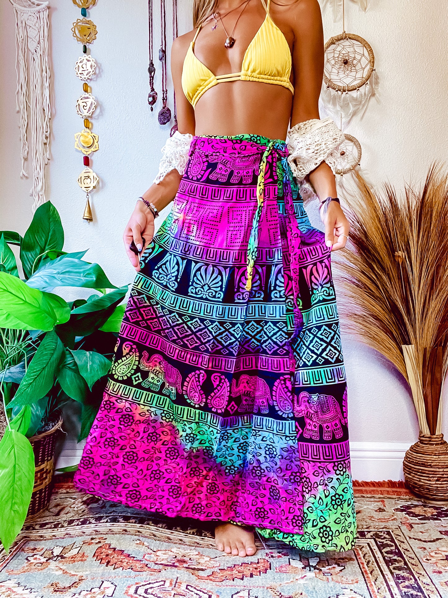 ELEKTRIK ELEPHANT WRAP SKIRT