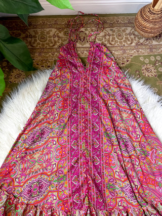 PAISLEY TIERED DRESS