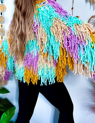 POSIE FRINGE CARDIGAN
