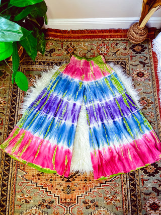 STELLA WIDE LEG PANTS • GREEN • PINK • BLUE • PURPLE