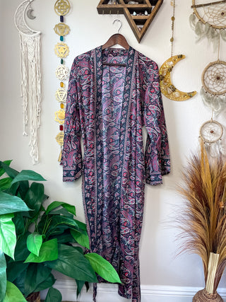 SILK PAISLEY KIMONO