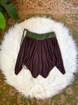 LUNAR PIXIE SKIRT - BROWN