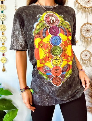 CHAKRA STONEWASH T-SHIRT