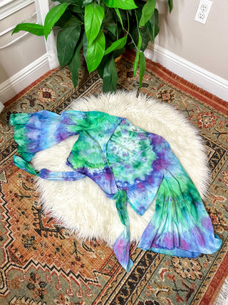 TIE DYE BELL SLEEVE TOP