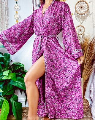SILK PAISLEY KIMONO