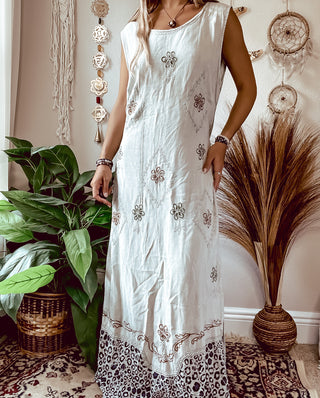 EMBROIDERED DRESS
