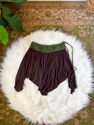 LUNAR PIXIE SKIRT - BROWN