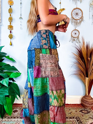 WOODLAND WIDE LEG TROUSERS - COOL