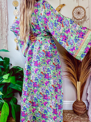 SILK PAISLEY KIMONO