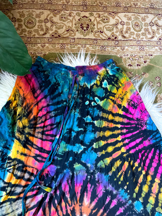 ROXIE TIE DYE TIERED SKIRT