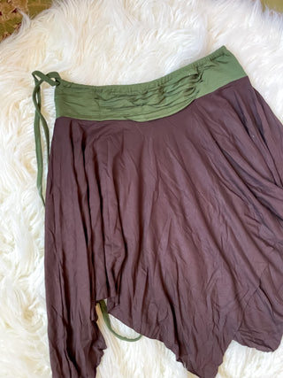 LUNAR PIXIE SKIRT - BROWN
