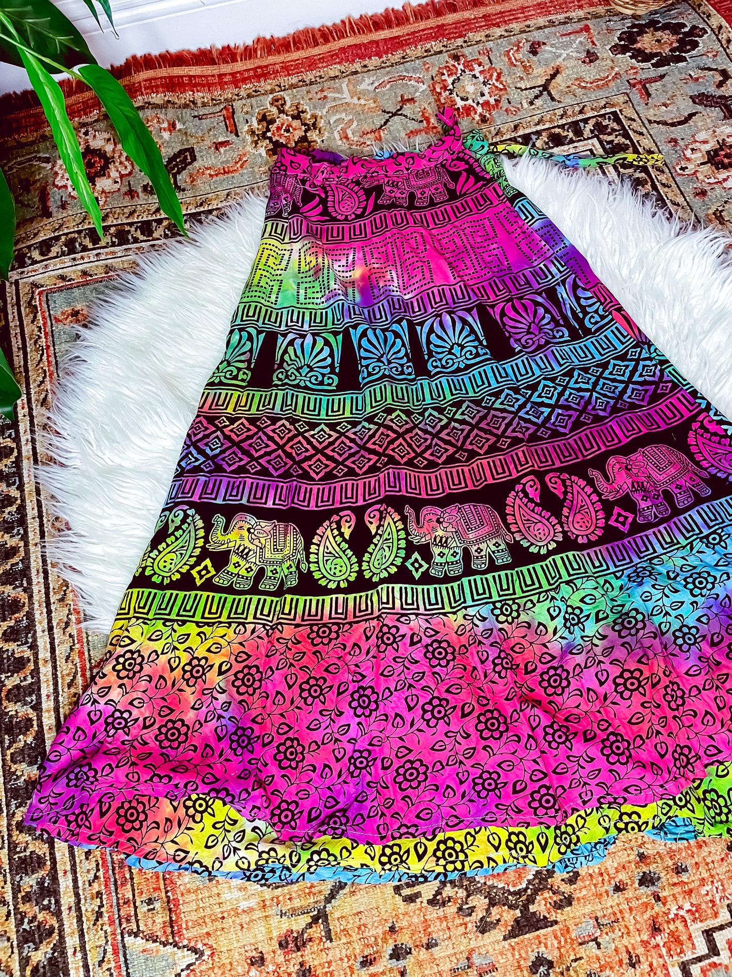 ELEKTRIK ELEPHANT WRAP SKIRT