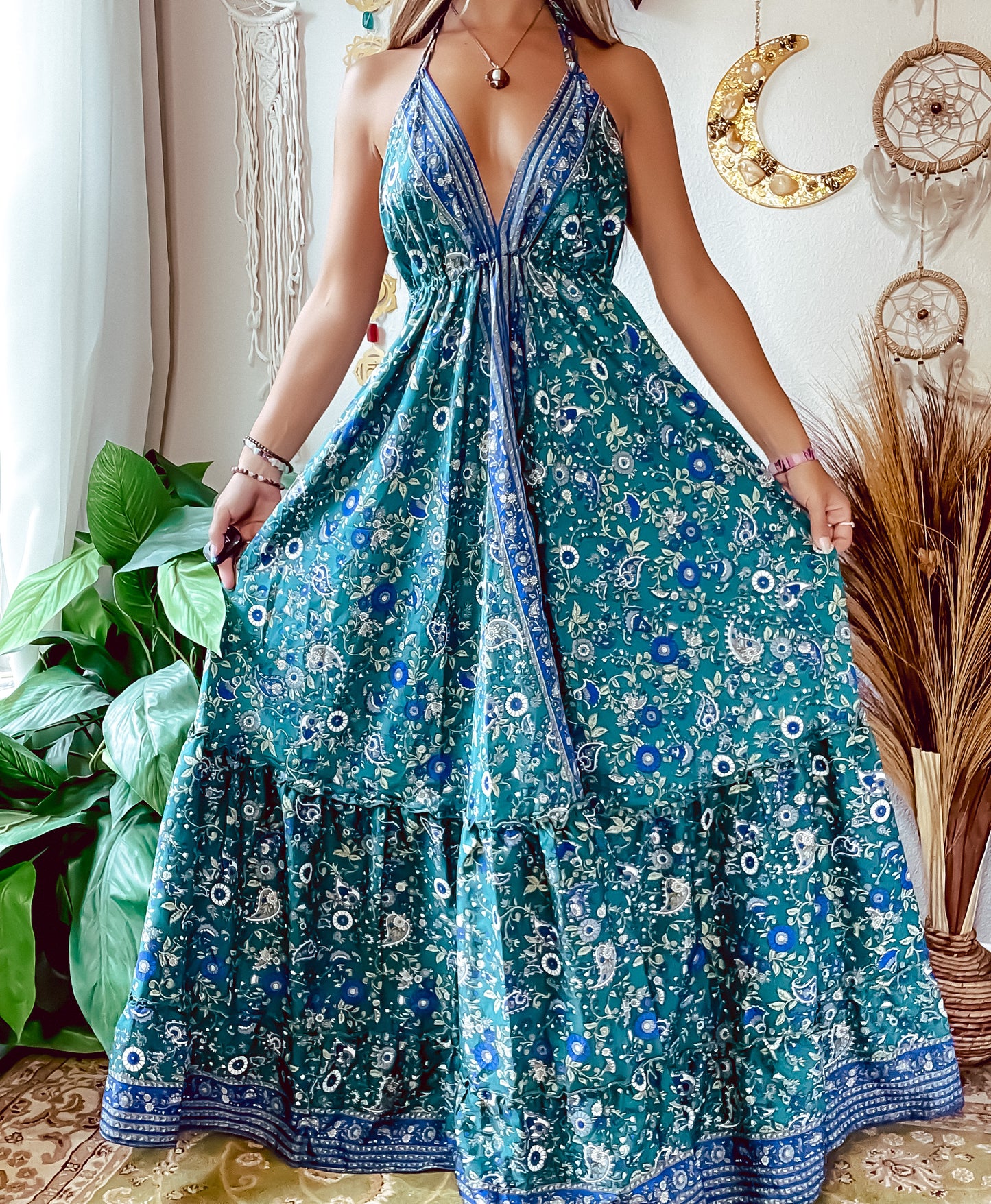 FLORAL TIERED DRESS