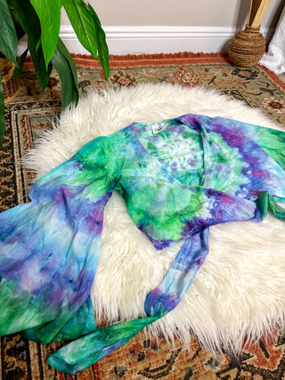 TIE DYE BELL SLEEVE TOP