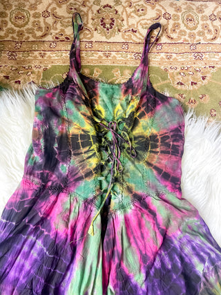 ADELINA PIXIE DRESS - GREEN • PINK • PURPLE • YELLOW