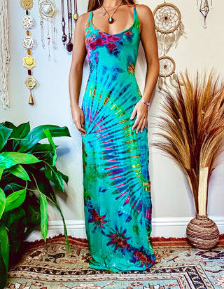 AURORA DRESS - GREEN