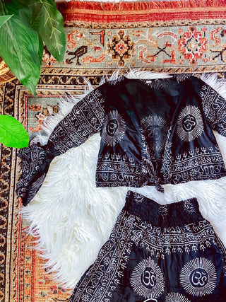 ONYX SPLIT LEG PANTS SET