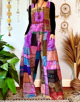 WOODLAND OVERALLS - BERRY TONED