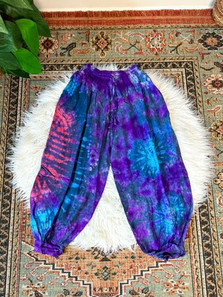 MILO HAREM TROUSERS - PURPLE