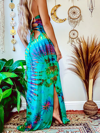 AURORA DRESS - GREEN