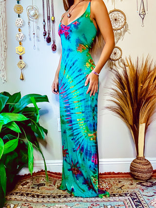 AURORA DRESS - GREEN