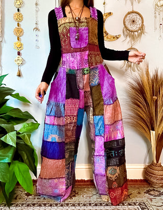 WOODLAND OVERALLS - BERRY TONED