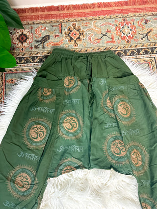 OMELIA HAREM TROUSERS - OLIVE