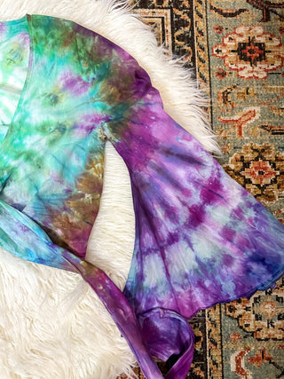 TIE DYE BELL SLEEVE TOP