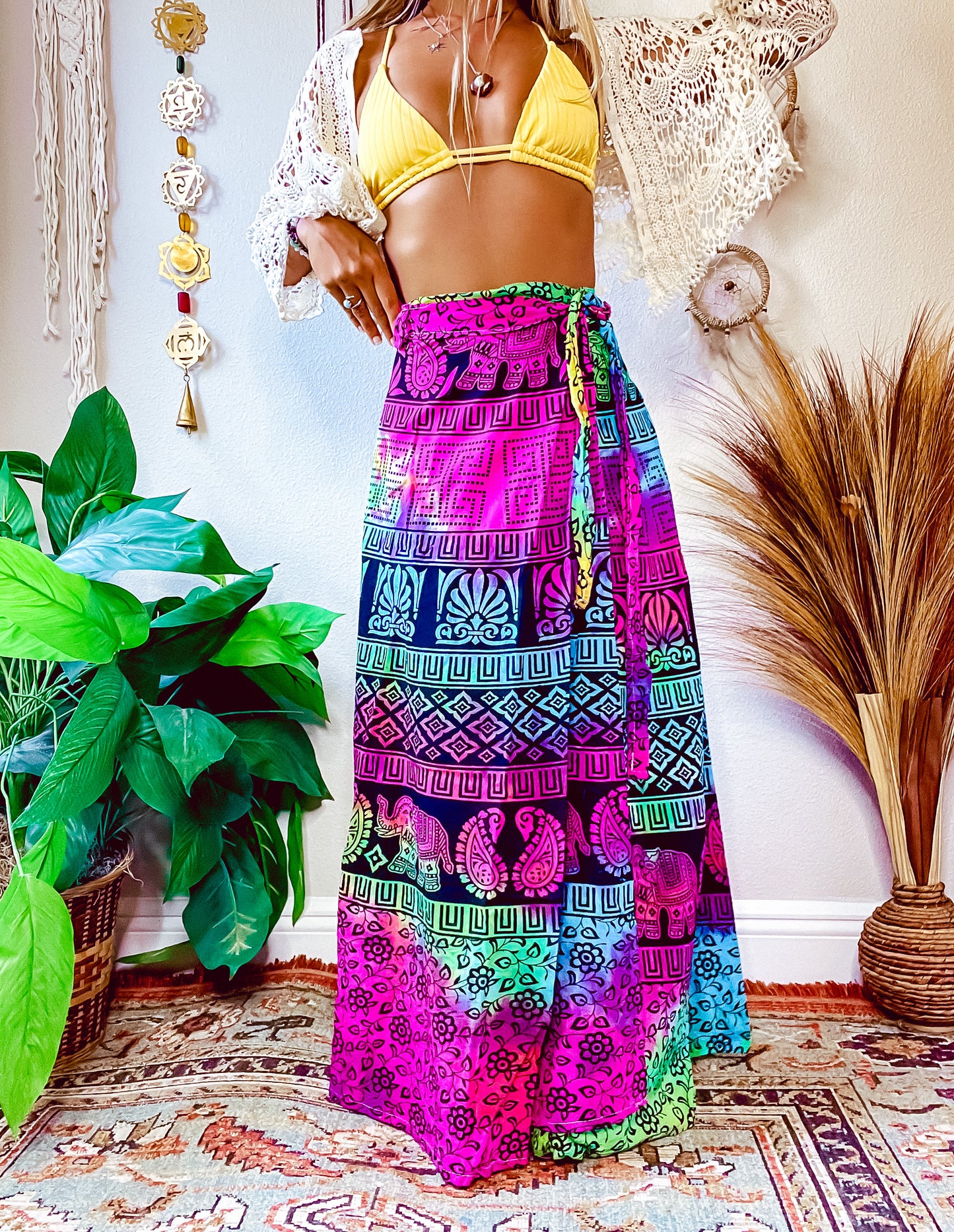 ELEKTRIK ELEPHANT WRAP SKIRT