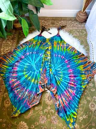 BLUE UNDERTONE TIE DYE JUMPSUIT