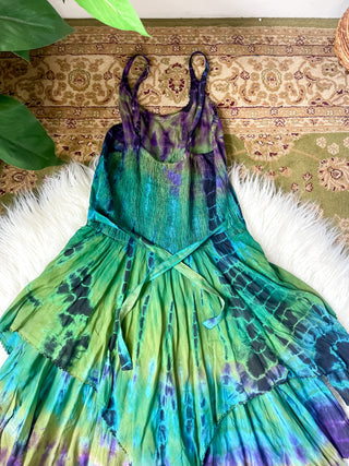 ADELINA PIXIE DRESS • GREEN • BLUE • PURPLE • YELLOW