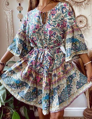 FLORAL MINI DRESS
