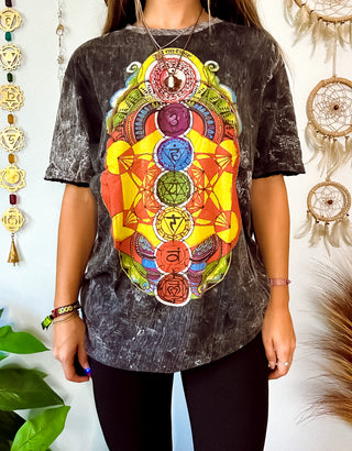 CHAKRA STONEWASH T-SHIRT