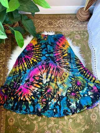ROXIE TIE DYE TIERED SKIRT