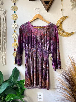 VELVET EMBELLISHED PIXIE DRESS / TUNIC