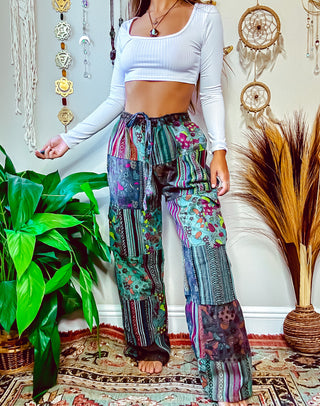 MUSHROOM PATCH STRAIGHT LEG TROUSERS