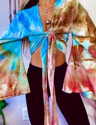 BELL SLEEVE TIE DYE TOP